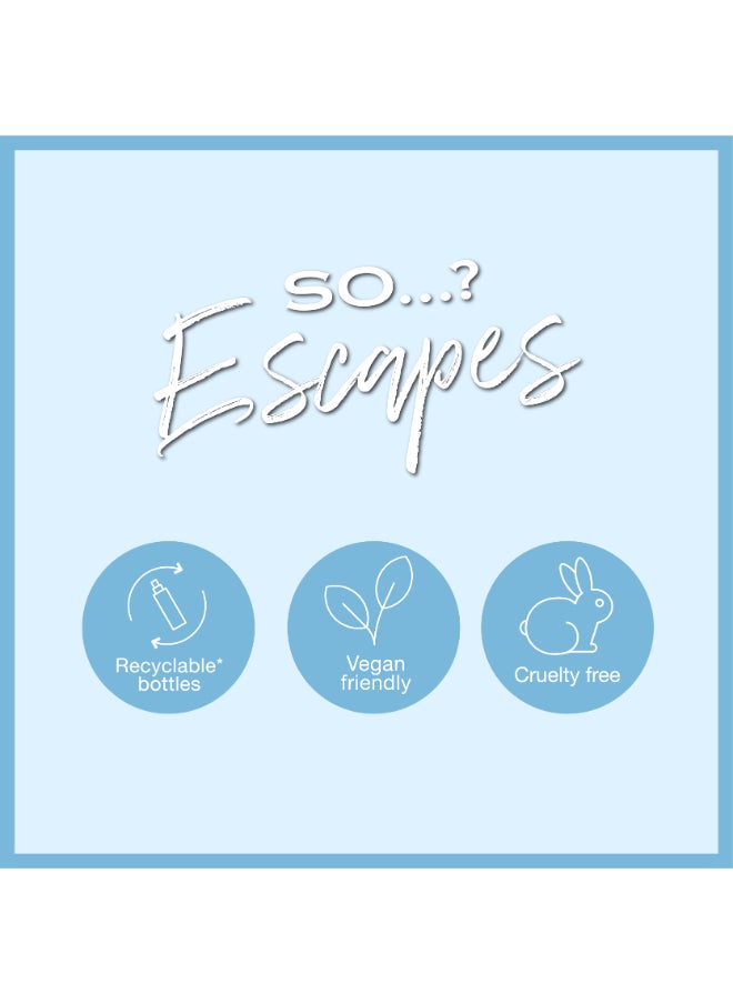 So..? - SO Escapes Women's Miami Vibes Fruity and Floral Exfoliating 
Body Scrub 450g With Sweet Pear, Green Melon and Apple Blossom Fragrance, Cruelty Free - Image 1