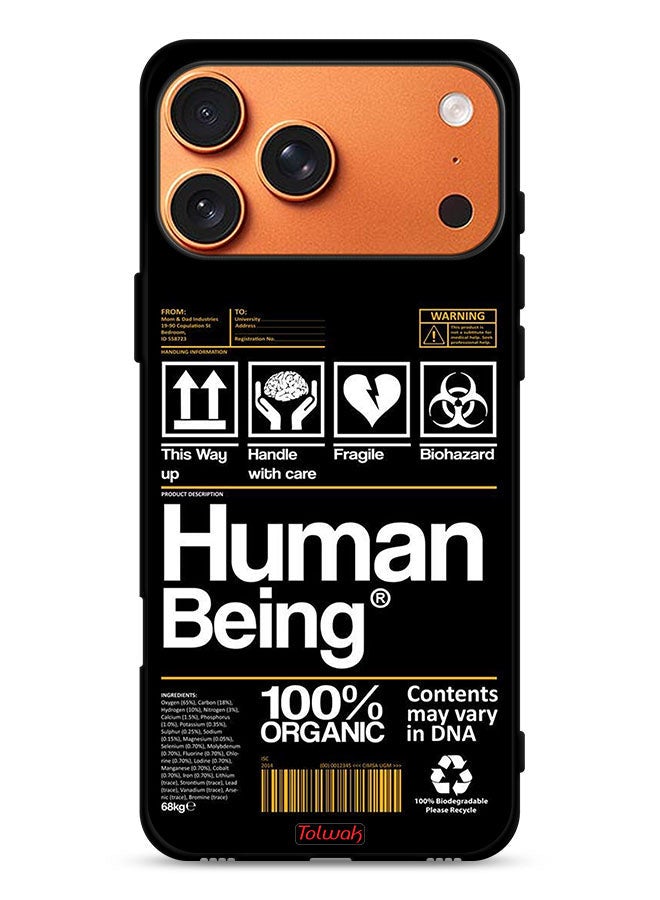 Tolwak Apple iPhone 17 Pro Max Protective Case Cover Human Being Sticker - Image 1