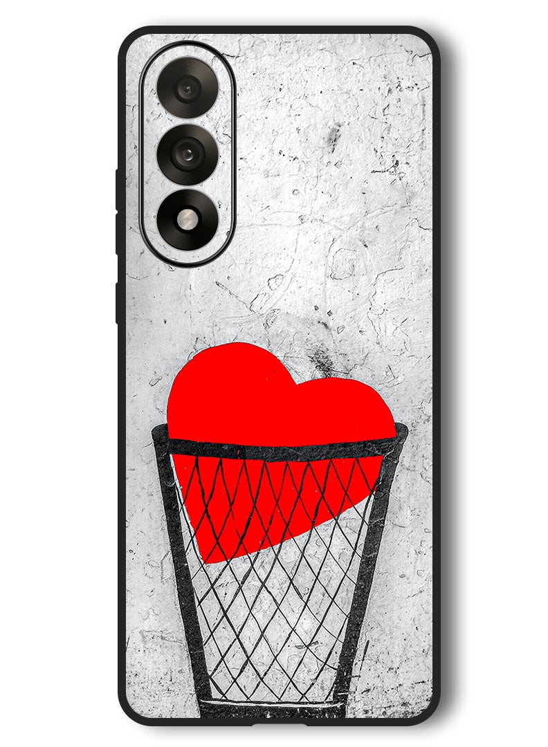 Theodor Case Compatible with OnePlus Nord 5 6.83 Inch Protection Shockproof Bumper Cover heart_love_sad - Image 1