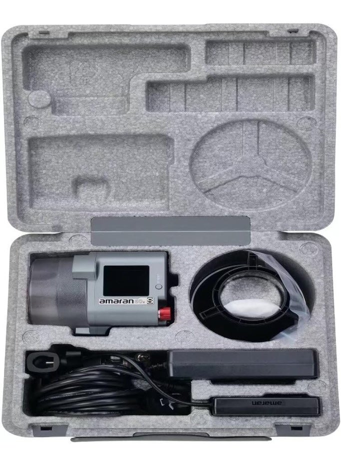 عماران COB 60Ds S ثنائي اللون LED Monolight – 60W قابل للتعديل 2700–6500K فيديو ضوئي للتصوير الفوتوغرافي والفيديو - Image 5