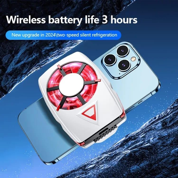 LDNIO DY56 Phone Cooler with Strong Wind Turbine Fan, Portable Mobile Phone Cooler for Gaming and Smartphones - Image 2