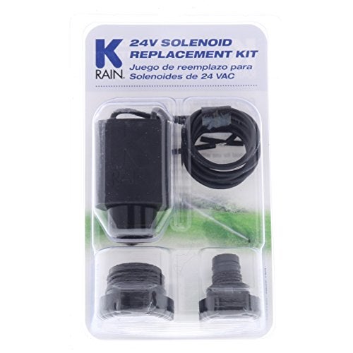 K-Rain K Rain Replacement 24V Solenoid with Universal Adapters for Irrigation Electric Valves - Image 2