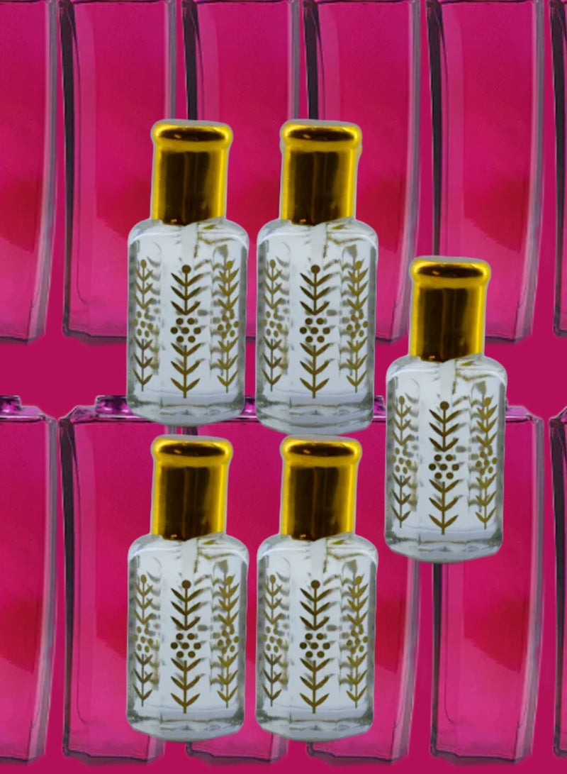 5 Pieces Magnetism Essential Oil For Women Original Clear 12 Ml