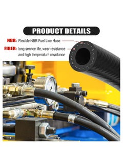 Generic 3/8 Inch ID Fuel Line Hose 10FT NBR Neoprene Rubber Push Lock Hose High Pressure 300PSI for Automotive Fuel Systems Engines  - Image 4