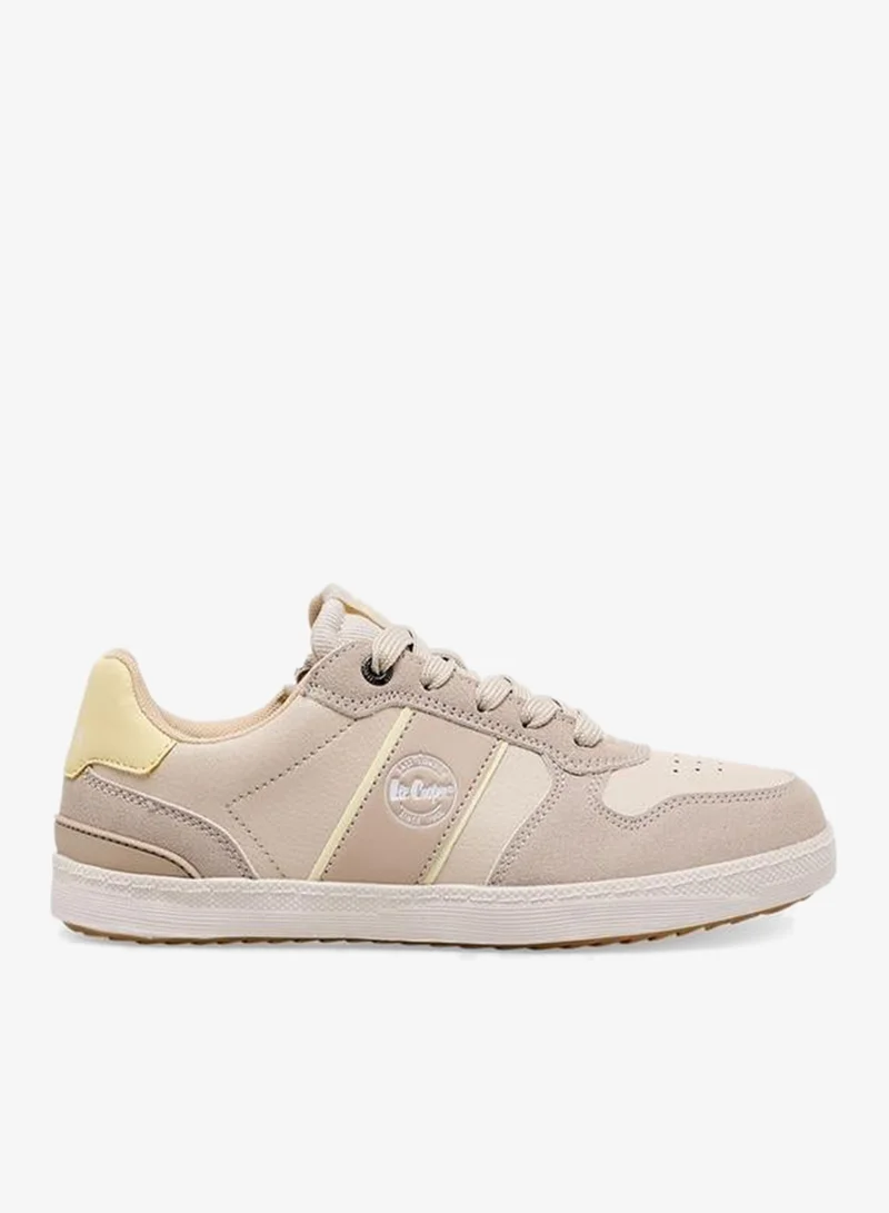 لي كوبر Boys Panelled Lace-Up School Sneakers
