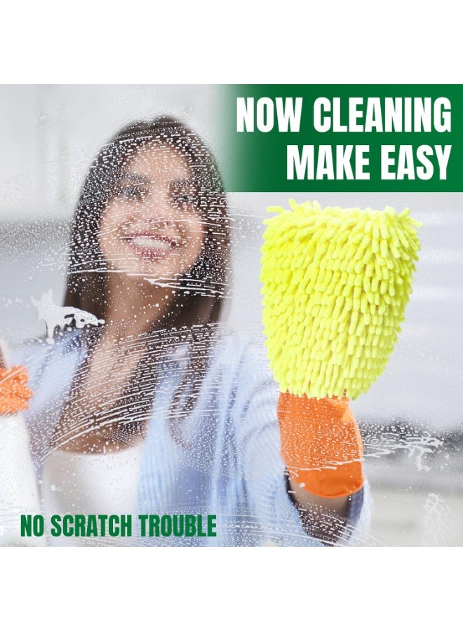 Turtle wax Microfiber Chenille Mitt Double-Sided Scratch-Free Wash 24X20 Cm - Image 3
