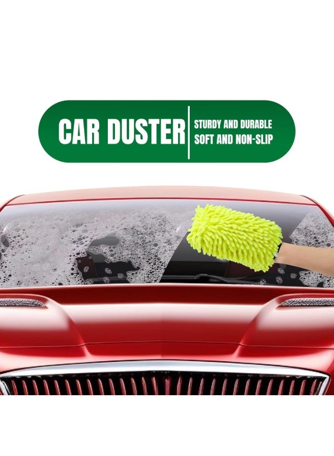 Turtle wax Microfiber Chenille Mitt Double-Sided Scratch-Free Wash 24X20 Cm - Image 5