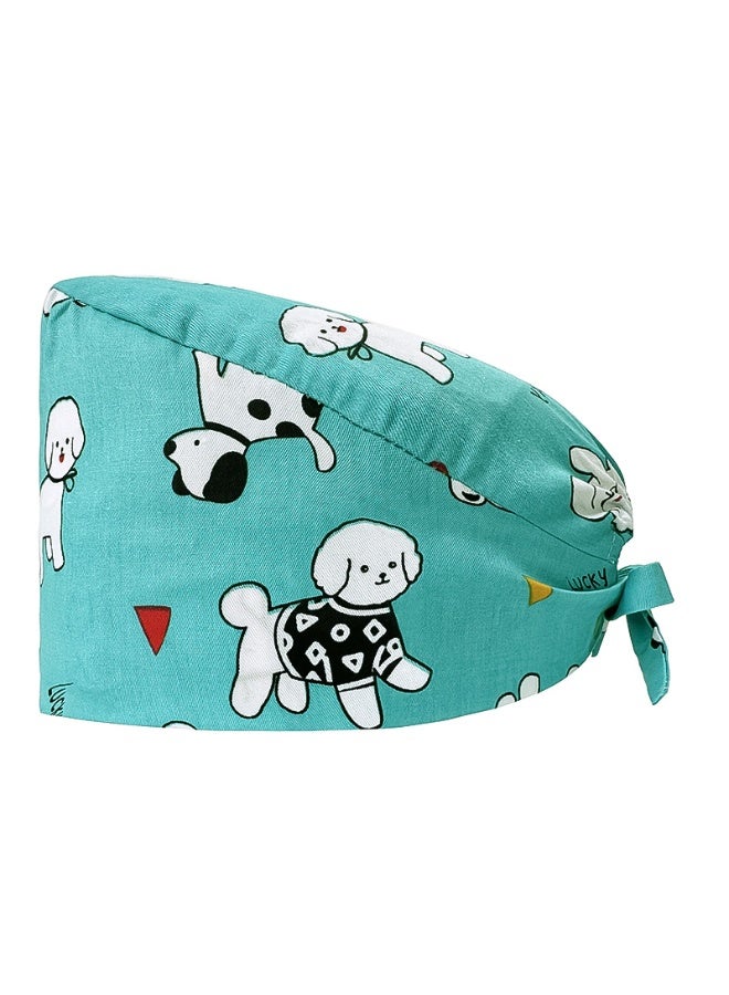 NIBEMINENT Adjustable Medical Scrubs Hats Lab Working Cap Surgicals Hat Nurse Dentist Nursing Accessories Scrub Caps Cook Head Over Hats