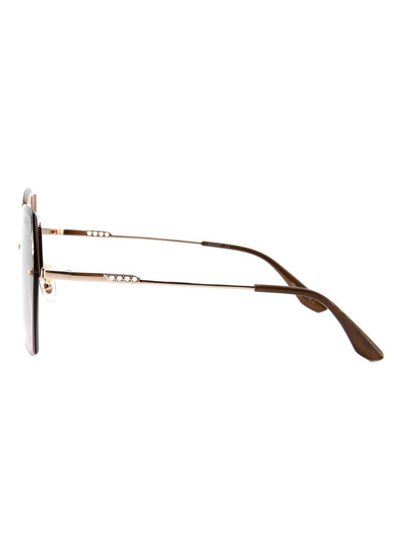 LAOONT Women's Sunglass Polarized Lens Hexagon Semi-Rimless Frame-Stylish Design - Image 3