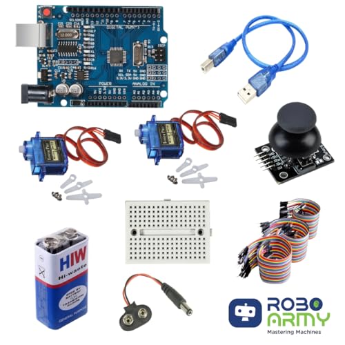 Roboarmy DIY Robotic Arm Project Kit for Kids Age 12+ | Servo Control with Joystick | Robotics & Coding STEM Kit | Free Tutorials, Code & Live Support | Class 7-10 - Image 3