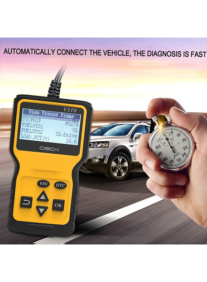OBD OBDII Scanner, Code Reader, Car Diagnostic Scanner, Engine Fault Code Reader Detector, Auto Vehicle Scan Tool