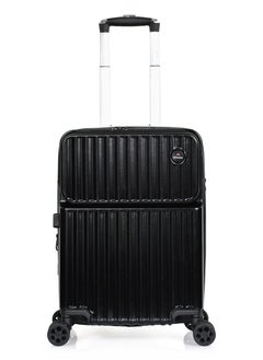 MORANO Morano Modern Polycarbonate Lightweight Carry-on Luggage with Front Pocket and Built in TSA Lock (Black) 20 Inch Dimension 35*21*49 CM  - Image 2