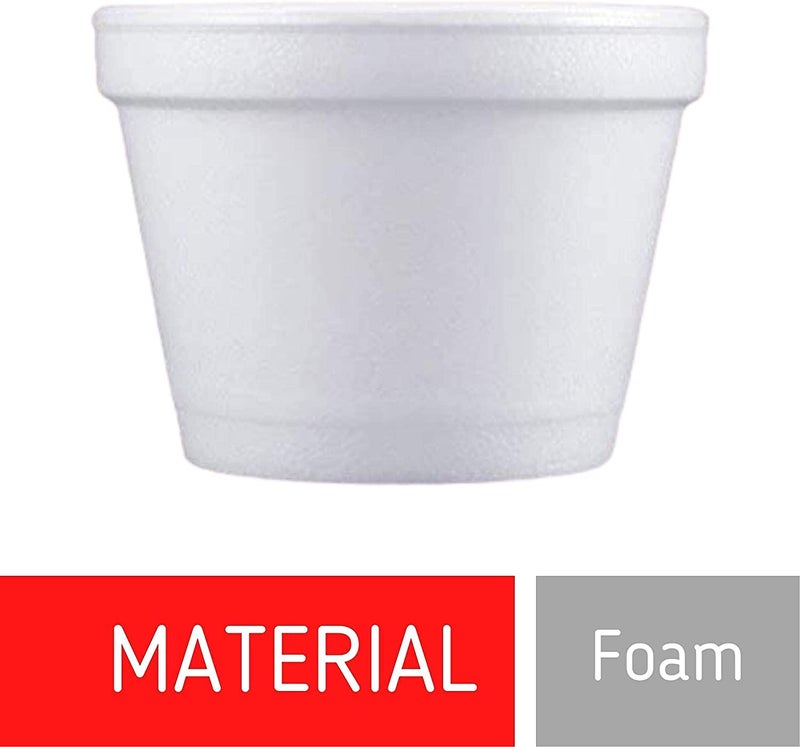 Mr. Miracle 4 Ounce Foam Bowl with Lid for Hot and Cold Foods. Pack of 100 Sets. Disposable Soup Container with Vented Lid. Great for Ice Cream  Yogurt  Soup  Takeout - Image 5