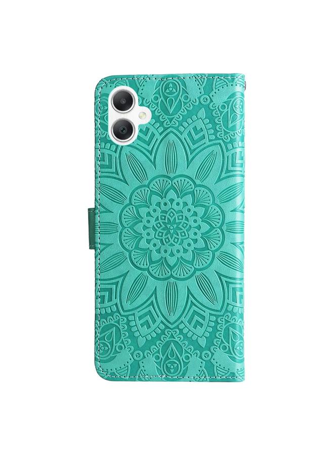 اس-توب جراب لهاتف Samsung Galaxy A06 4G / 5G جراب هاتف جلدي منقوش بزهرة عباد الشمس - Image 3