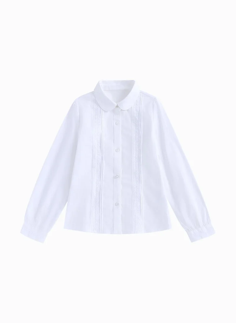 بالابالا Kids Girl Woven Long Sleeve Shirt