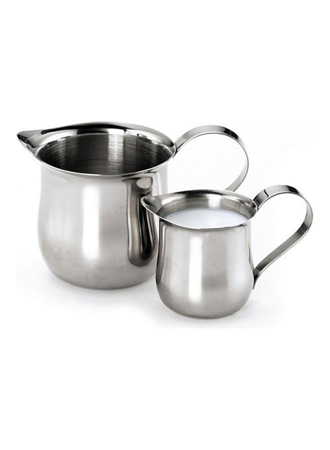 NIBEMINENT Milk Frothing Pitcher 60ml Silver 7.00 x 5.00 6.00cm  - Image 3