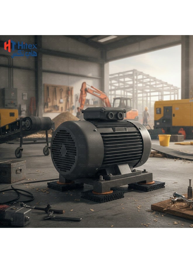 هيتكس وسادات مطاطية مضادة للاهتزاز، متينة ومعززة بالفولاذ - متعددة الطبقات، عازلة للضوضاء وممتصة للصدمات، بسطح مُخَدد | وحدات تكييف الهواء، وضواغط الهواء، وأنظمة التدفئة والتهوية وتكييف الهواء، ومعدات الصالات الرياضية - Image 4