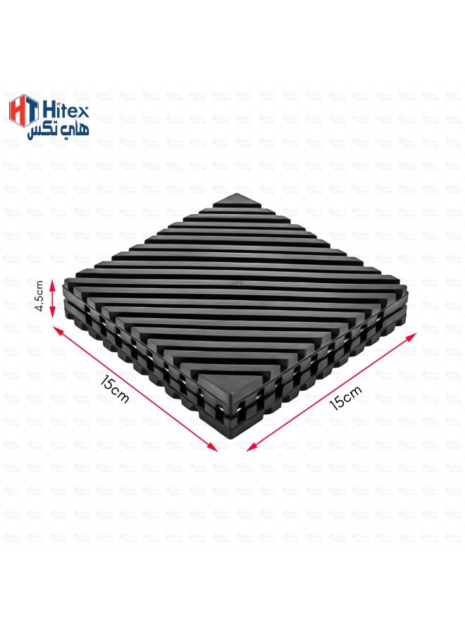هيتكس وسادات مطاطية مضادة للاهتزاز، متينة ومعززة بالفولاذ - متعددة الطبقات، عازلة للضوضاء وممتصة للصدمات، بسطح مُخَدد | وحدات تكييف الهواء، وضواغط الهواء، وأنظمة التدفئة والتهوية وتكييف الهواء، ومعدات الصالات الرياضية - Image 2