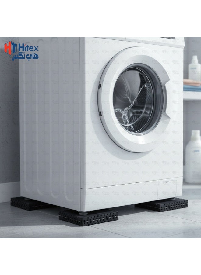 هيتكس وسادات مطاطية مضادة للاهتزاز، متينة ومعززة بالفولاذ - متعددة الطبقات، عازلة للضوضاء وممتصة للصدمات، بسطح مُخَدد | وحدات تكييف الهواء، وضواغط الهواء، وأنظمة التدفئة والتهوية وتكييف الهواء، ومعدات الصالات الرياضية - Image 5