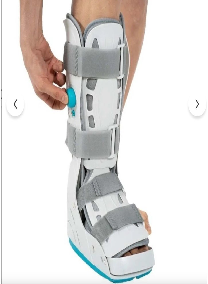 Medical inflatable high-top walking boots, long orthopedic boots, fracture boots, ultra-light walking boots, suitable for sprained ankles, foot fractures or Achilles tendonitis - Image 2