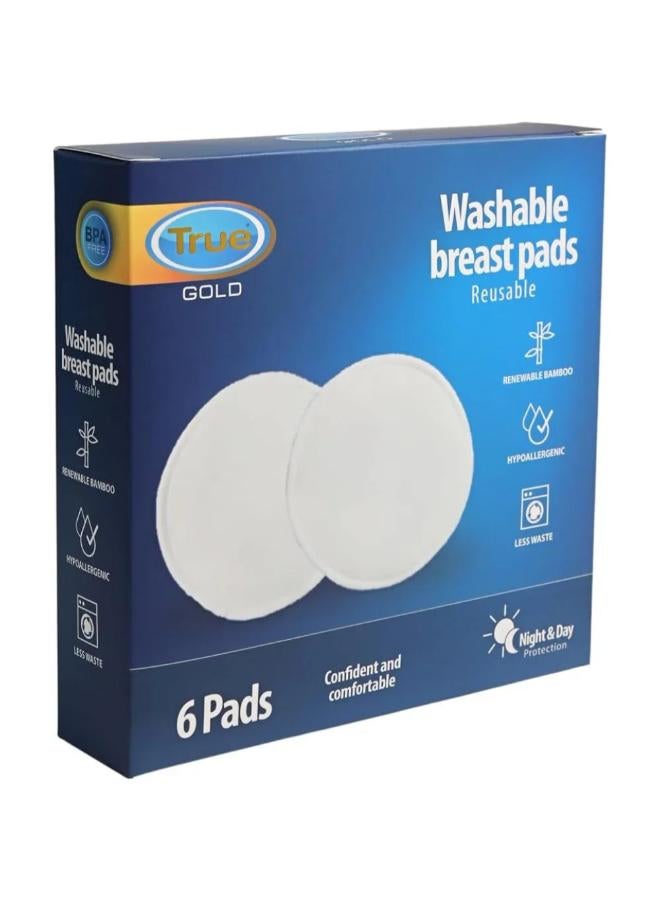 ترو وسادات صدر قابلة للغسل من ترو جولد - 6 وسادات - Image 1