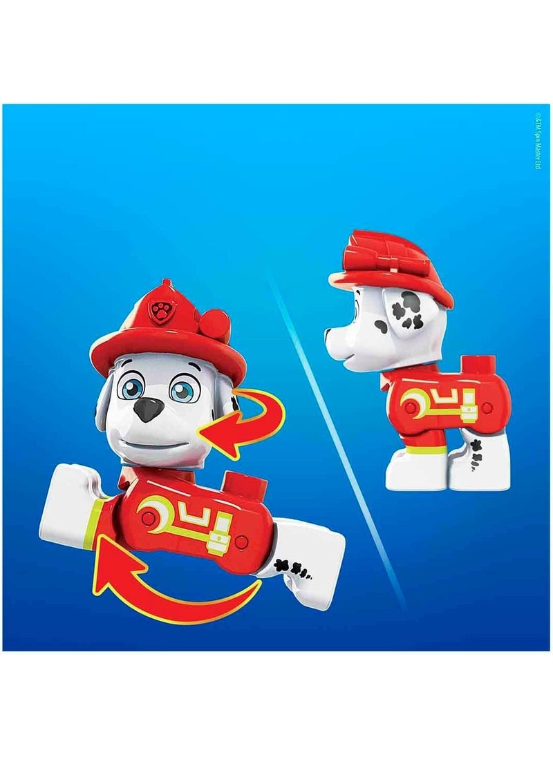 Mega Bloks Paw Patrol Character Figures GYH89 - Marshall - The Movie  - Image 2