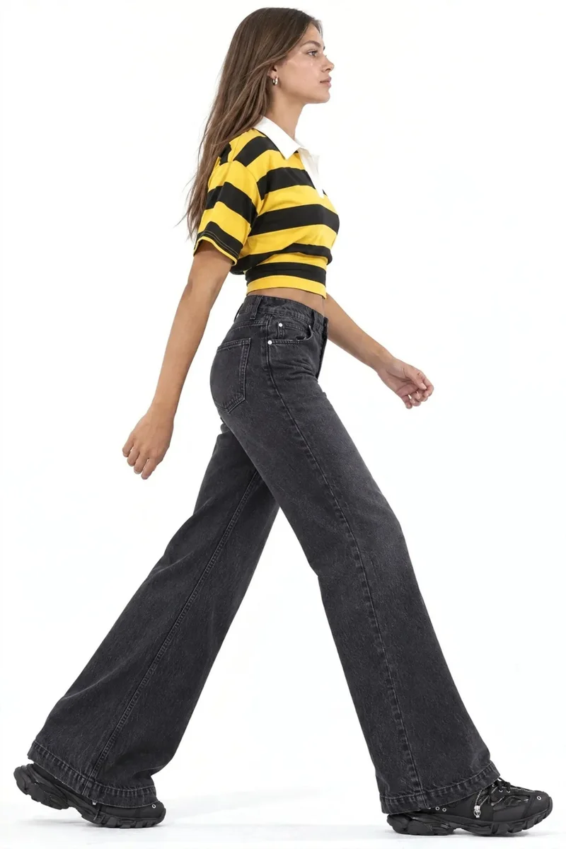 Squalo Dark Grey SQUALO Women's Cotton Pants for Women | Best Price UAE