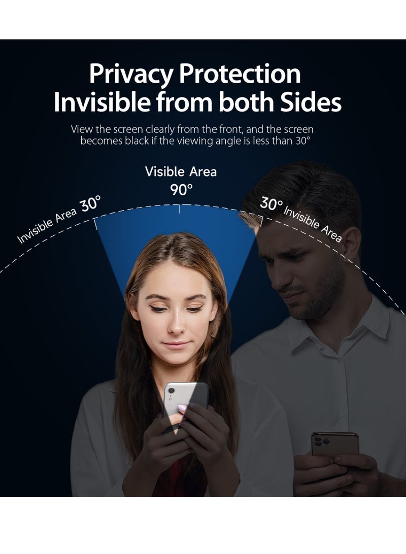 Digi Core واقي شاشة للخصوصية لهاتف iPhone 14 Pro Max مقاس 6.7 بوصة من الزجاج المقسى المقاوم للتجسس لهاتف Apple iPhone 14 Pro Max - Image 3