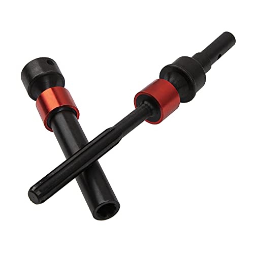 Vgoohobby 6Pcs Vgoohobby Hard Steel Front Rear CVD Drive Shaft Transmission Axle Upgrade Parts Compatible with Traxxas E-Revo 2.0 VXL 86086-4 1/10 RC Car (Blue) - Image 3