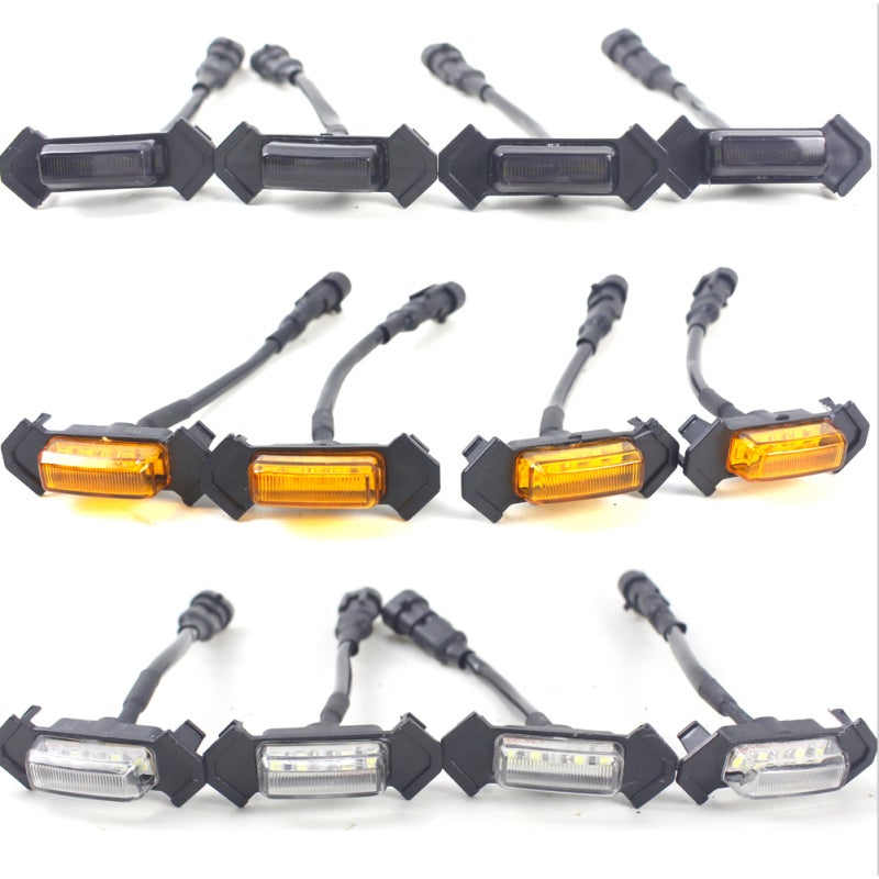 LED Grille Light 12V 4 Pcs Premium ABS Waterproof Shell - Bright Non-Dazzling White Light for Car Decoration Outdoor Use - Image 5
