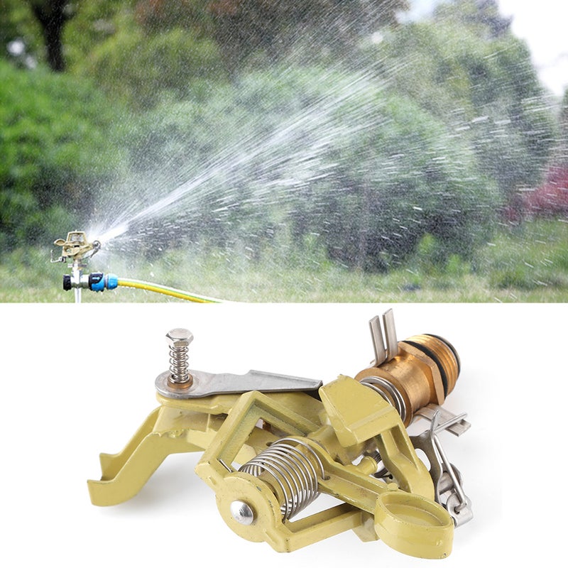 Male Thread G1/2 Zinc Alloy Sprinkler Rotating Sprayer Nozzle For Garden Lawn Irrigation - Image 4