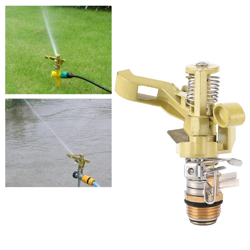 Male Thread G1/2 Zinc Alloy Sprinkler Rotating Sprayer Nozzle For Garden Lawn Irrigation - Image 3