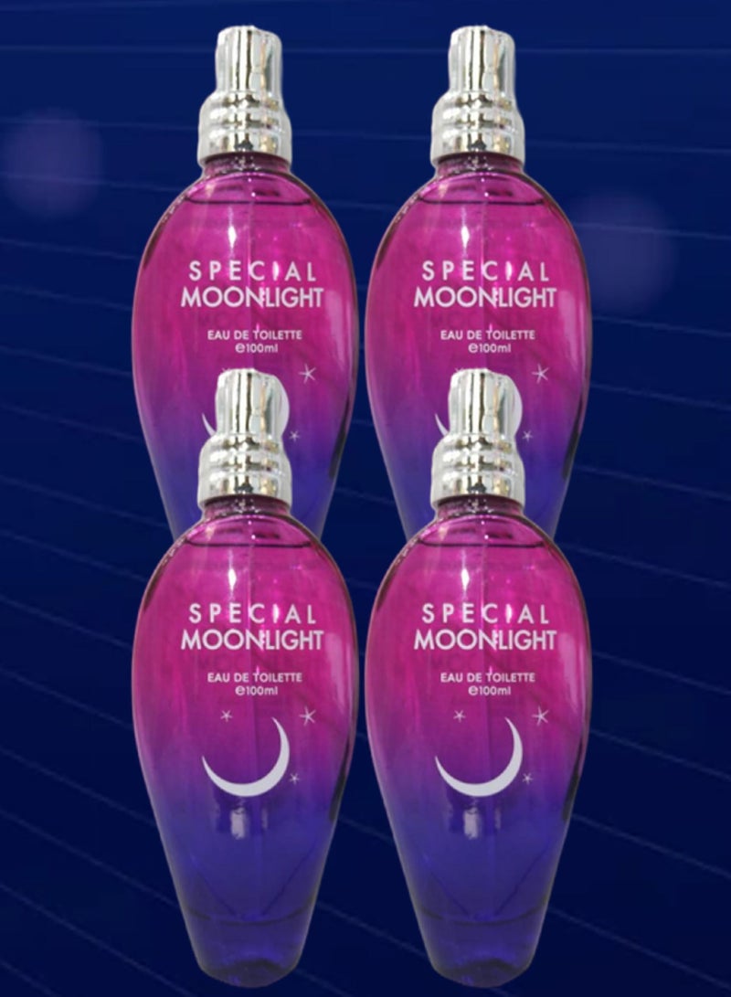 TRI 4 Pieces Special MoonLight Perfume 100 Ml EDT - Image 1