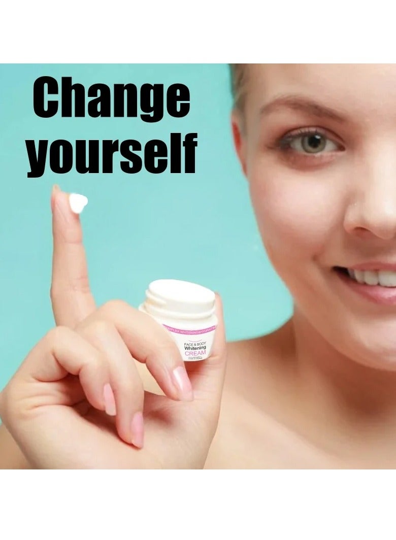 EELHOE Whitening Moisturizing Cream, Portable Face Body Skin Care Cream, Private Bleach Remove Nourish cream for Intimate Areas Underarm Knee Buttocks - Image 4