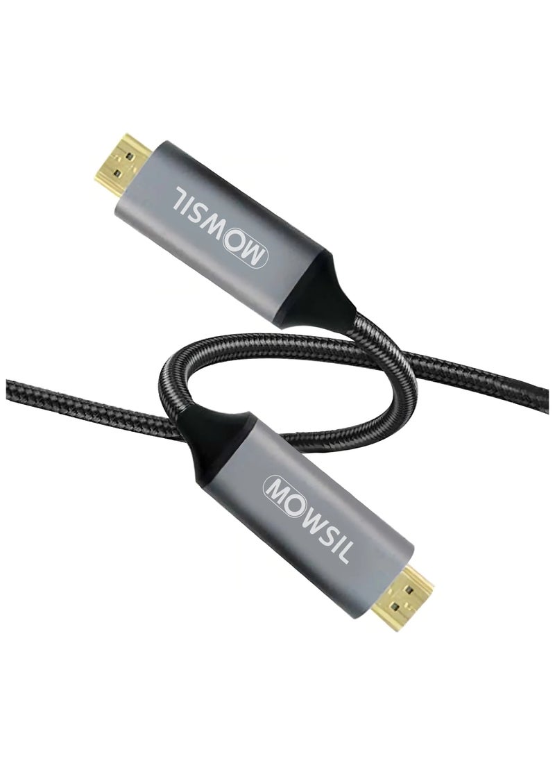 MOWSIL 4K HDMI Cable 2.0 1Mtr, 4K@60Hz HDMI High-Speed HDMI to HDMI Video Ultra HD 4K HDMI Braided Compatible with MacBook Pro TV Switch Xbox PS5 PC Laptop  - Image 1