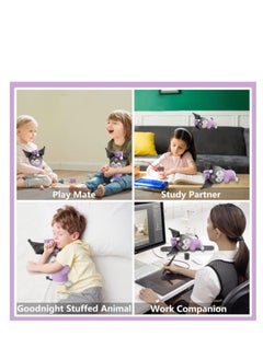 Y&D Kuromi Plush Toy 8 inch Kawaii Plush Doll Cute Cartoon Sleep Plush Toys Anime Stuffed Soft Plushies Gifts for Children Adults and Anime Fans Purple  - Image 5