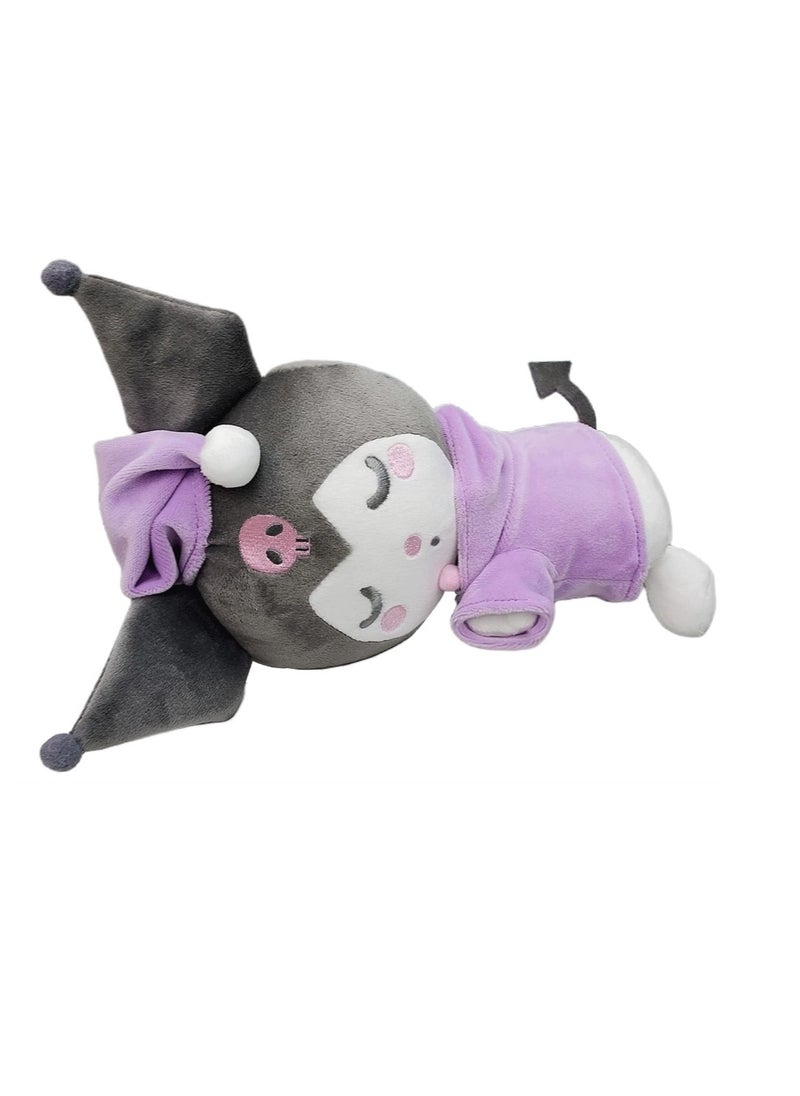 Y&D - Kuromi Plush Toy 8 inch Kawaii Plush Doll Cute Cartoon Sleep Plush Toys Anime Stuffed Soft Plushies Gifts for Children Adults and Anime Fans Purple - Image 1
