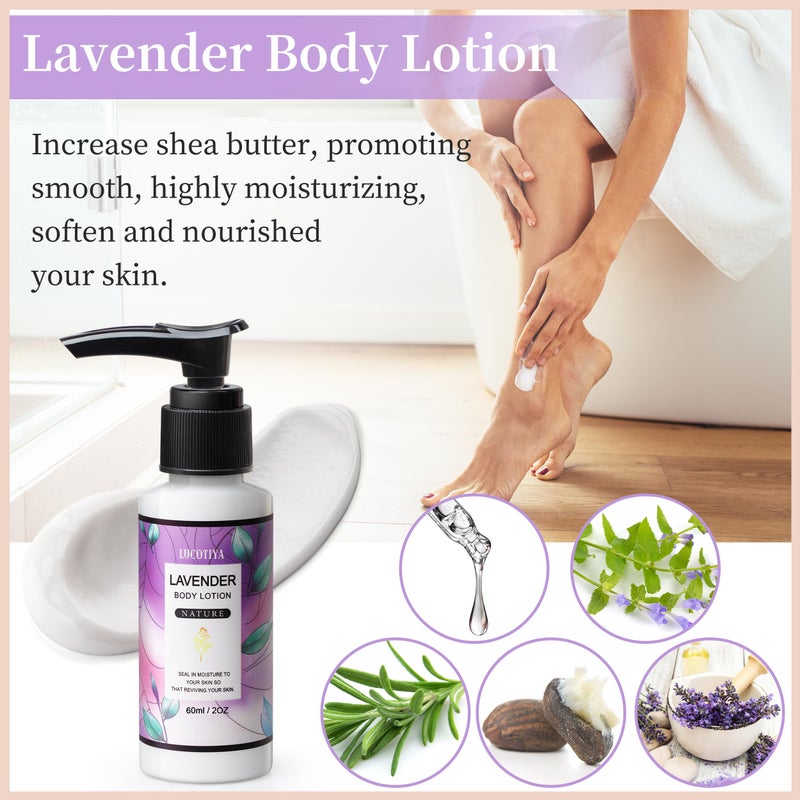 LUCOTIYA Gifts for Women Best Friends Gifts Travel Size Toiletries Kit Self Care Gifts for Sister Friends,Mom, Teacher,Grandma Lavender Gifts for Her Birthday Christmas - Image 4