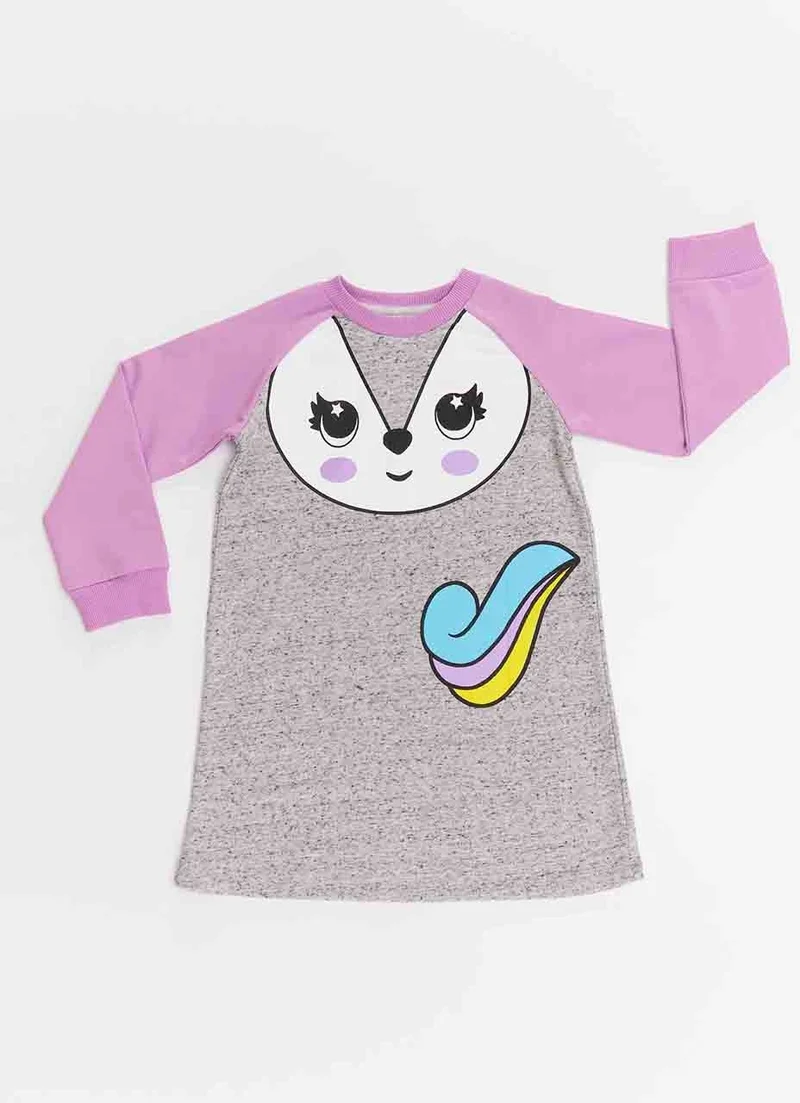 Denokids Graphic Print Dress
