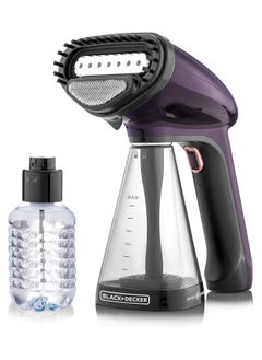 BLACK&DECKER Black & Decker 1500W Handheld Handy Garment Steamer, Purple - HST1500-B5  - Image 2