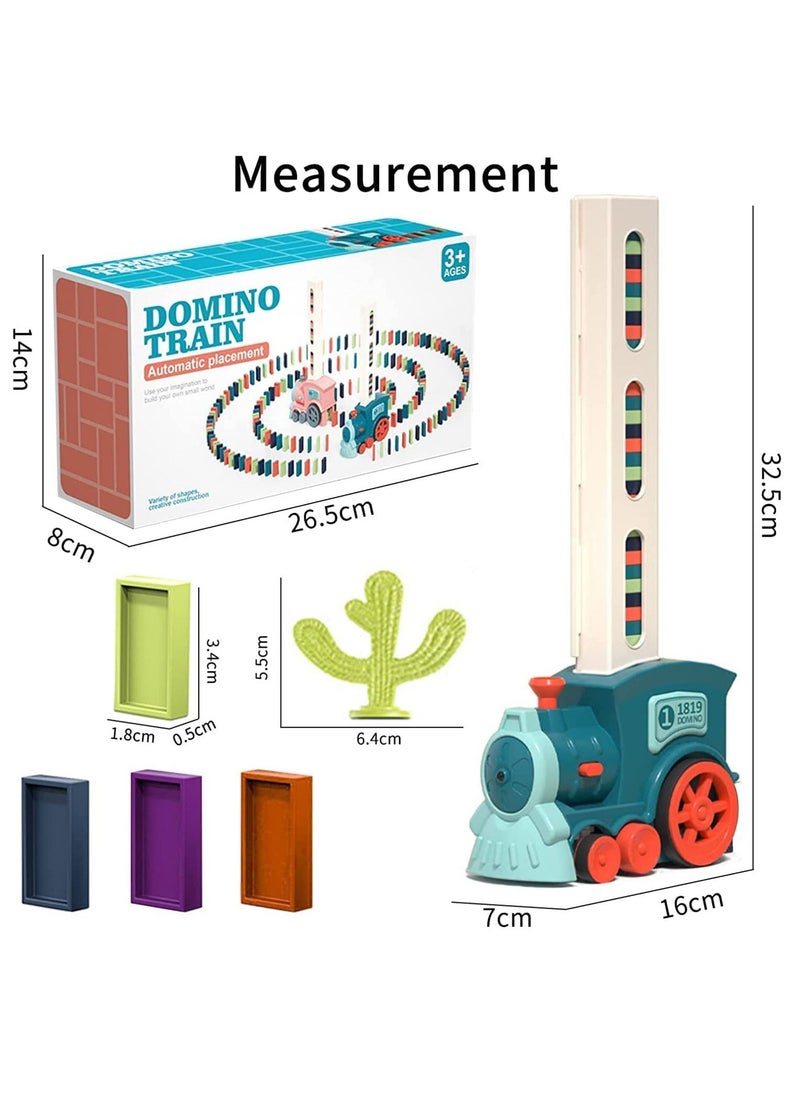مجموعة لعبة قطار دومينو الأوتوماتيكية مع 120 قطعة من مكعبات الدومينو للأطفال الأولاد والبنات - pzsku/Z0AFD5749B895FF2C12E1Z/45/_/1678170608/a4b298f5-13ad-4eed-88b3-5b6715274e19