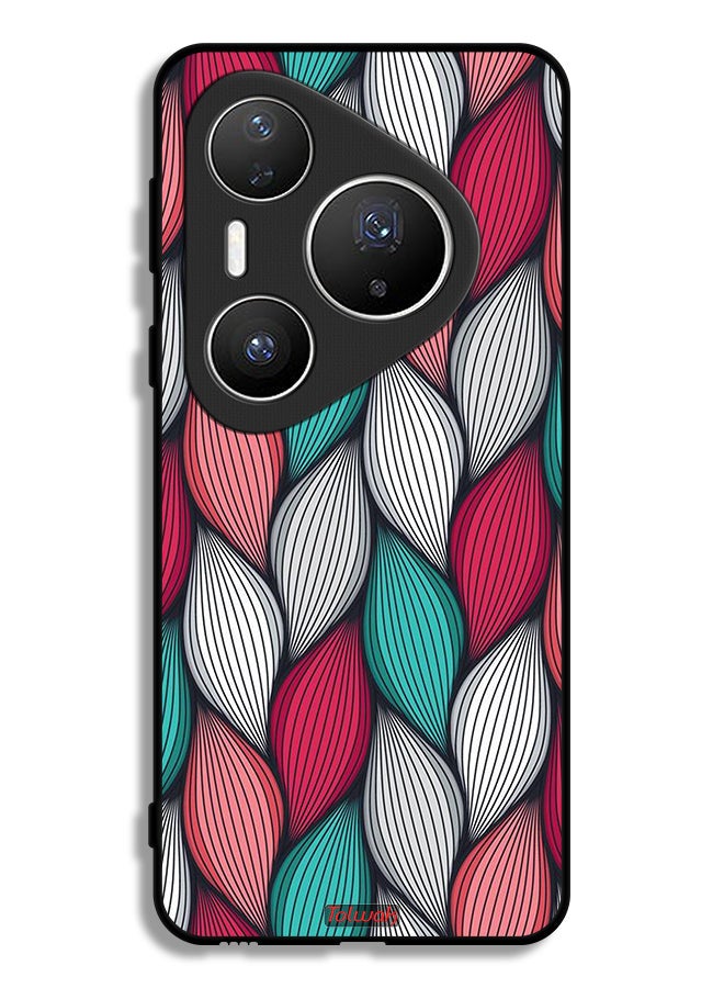 Tolwak Huawei Pura 80 Pro Plus Protective Case Cover Feather Pattern - Image 1