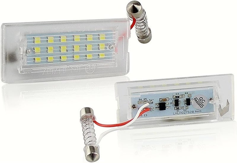 Vuzmode 2Pcs White CANbus License Plate Light - Image 1