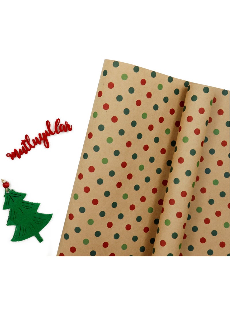 Repro Design 70x100 Cm Christmas Themed Wrapping Paper 1 Piece, Wrapping Paper Model 8 