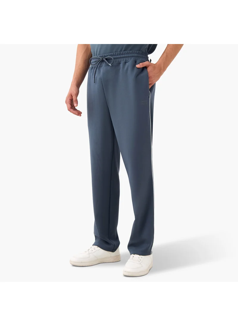 كابا Kappa Printed Track Pants with Drawstring Closure and Pockets