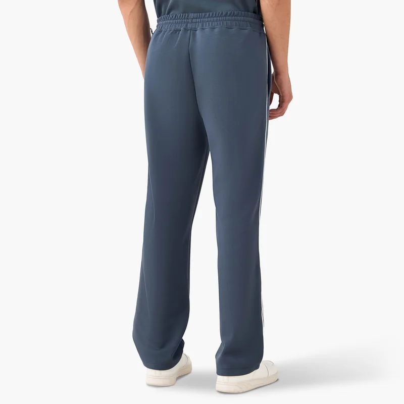 Kappa Kappa Printed Track Pants with Drawstring Closure and Pockets