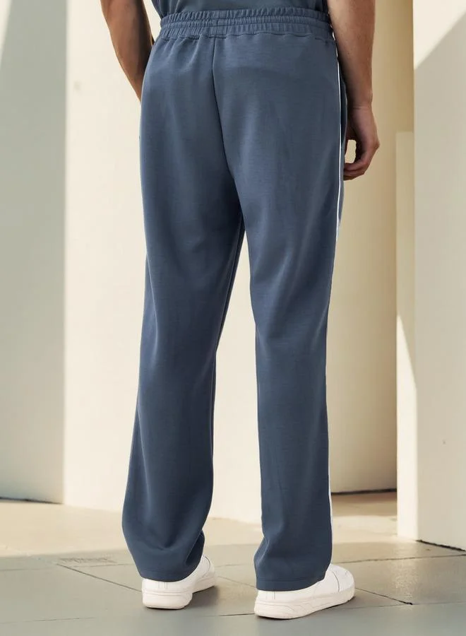 Kappa  Kappa Printed Track Pants with Drawstring Closure and Pockets for Men | Best Price UAE