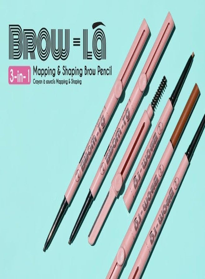 J.CAT BEAUTY 3 in 1 Mapping and Shaping Brow Pencil, Strawburn, Women's Makeup and Accessories - Image 3
