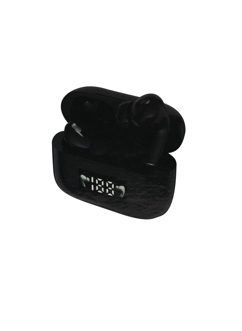 Generic - True Wireless Bluetooth Earbuds Long Battery Life Digital Display High-end Sports Black for IPhone Android - Image 1