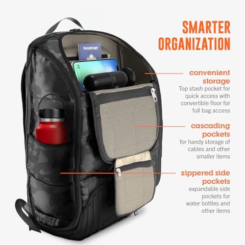 STM Dux 30L Backpack Rugged Comfortable Innovative Versatile Stylish 360 Degree Protective Backpack for Men Women Fits up to a 17 Laptop Plus a Tablet Sleeve Grey - Image 3